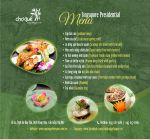 Thiết kế  Menu cho nhà hàng